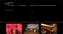 Desktop Screenshot of dieklappe.de