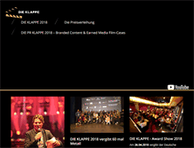 Tablet Screenshot of dieklappe.de